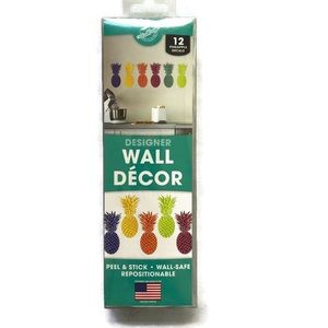 Pineapple wall decor decal stickers removable fun